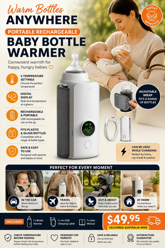 Portable Rechargeable Baby Bottle Warmer